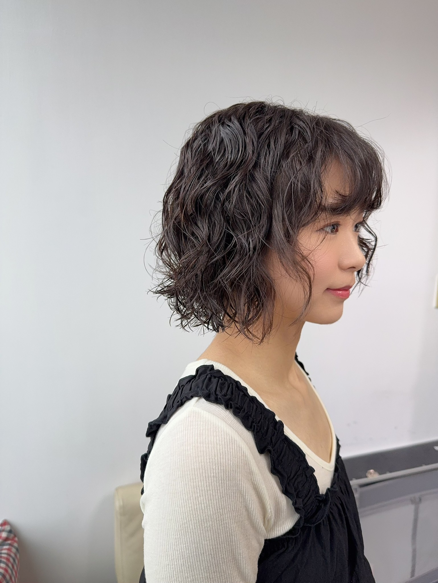 短髮冷燙嬉皮燙